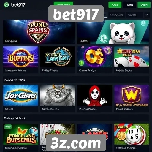 bet917 oferece uma variedade de jogos online