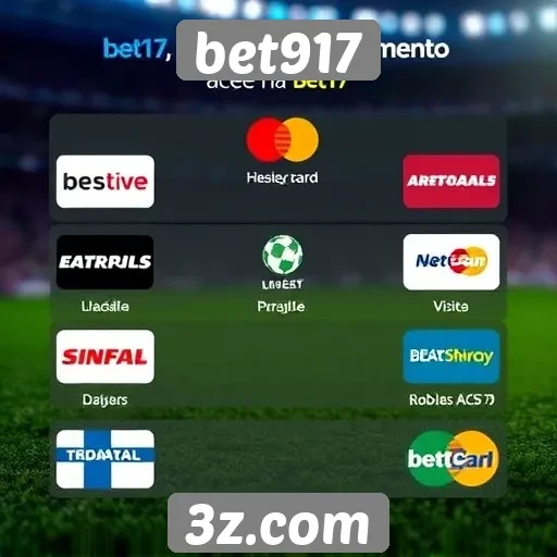 Bet917: métodos de pagamento aceitos e eficiência