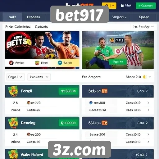 Ofertas de jogos ao vivo no bet917